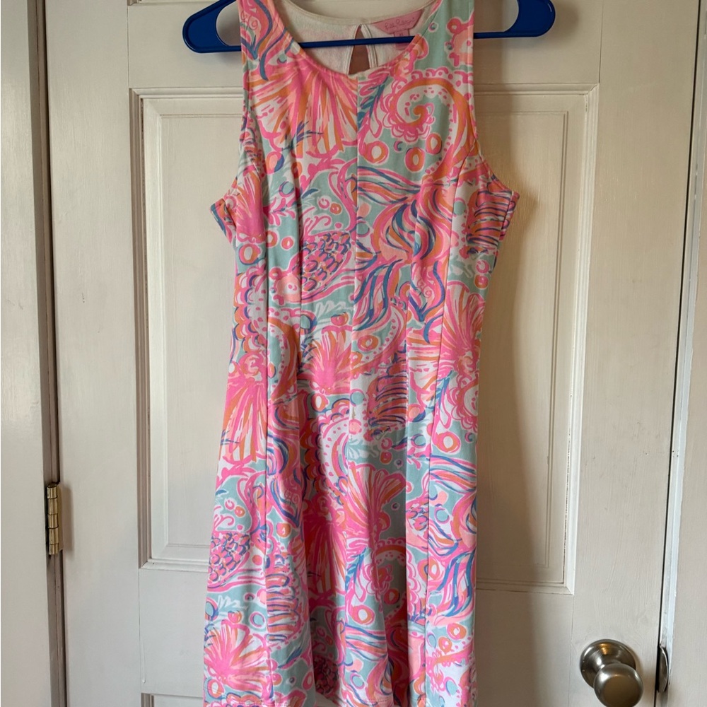 Lilly Pulitzer Pink Scoop Neck Sundress Resort Wear